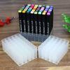 30/40 Slots Marker Pen Writing Tool Storage Holder Brush Pencil Rack Table Stand Organizer Stationery Box Multifunction Tool