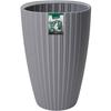 Pot de fleurs - GARDEN ID - Fancy - 40 x 58 cm - Pour jardin, balcons ou intérieurs - Gris clair