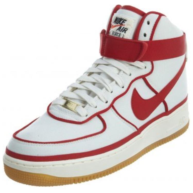 Nike Air Force 1 High '07 LV8 Sail Gym Red Black Unisex 806403-101