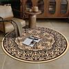 Retro National Style Round Living Room Carpets Coffee Table Hanging Basket Rotating Chair Floor Mat Bedroom Bedside Rug
