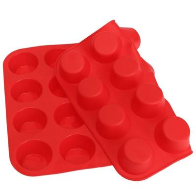 24-камерная мини-формочка для кексов, силиконовая бумажная формочка для печенья, противень для выпечки торта, мыльница, кухонная форма для торта