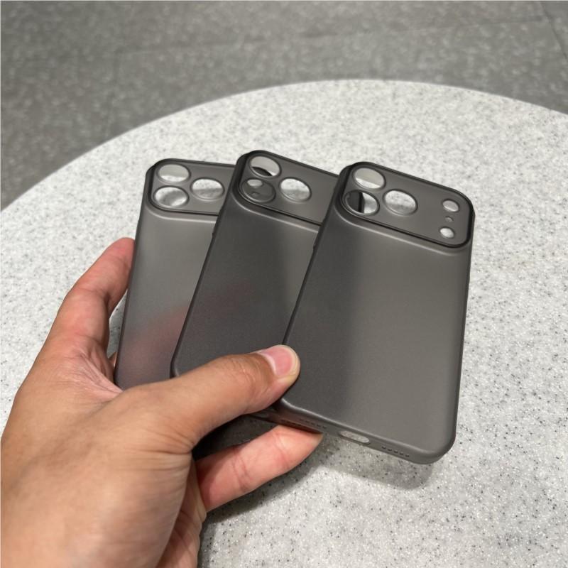 Luxury Ultra Thin 0.3MM PP Case for iPhone 17 Air 16 15 14 Plus 13 12  Pro Max Hard Clear Translucent Camera Protection Cover