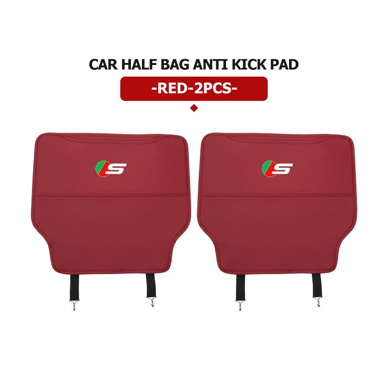 Car Seat Backrest Anti Kick Pad Protector Mat Storage Bag Emblem Accessories For Jaguar XK S-Type F-Type X-Type F-Pace I-Pace HH1