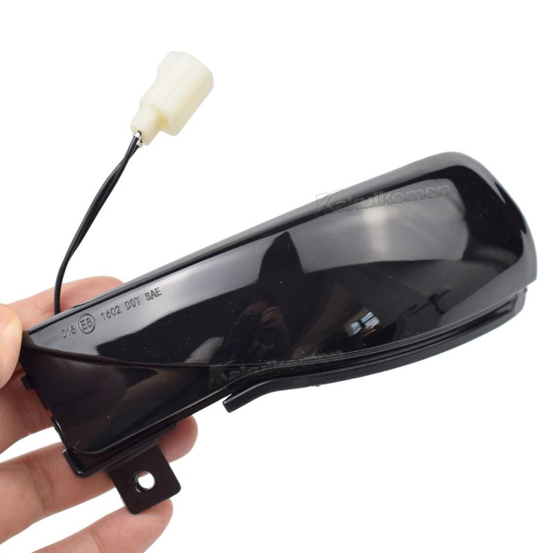 2Pcs For Mazda 3 BL 2008-2014 Mazda 6 GH 2007-2015 LED Dynamic Turn Signal Light Side Mirror Blinker Sequential Flasher Repeater
