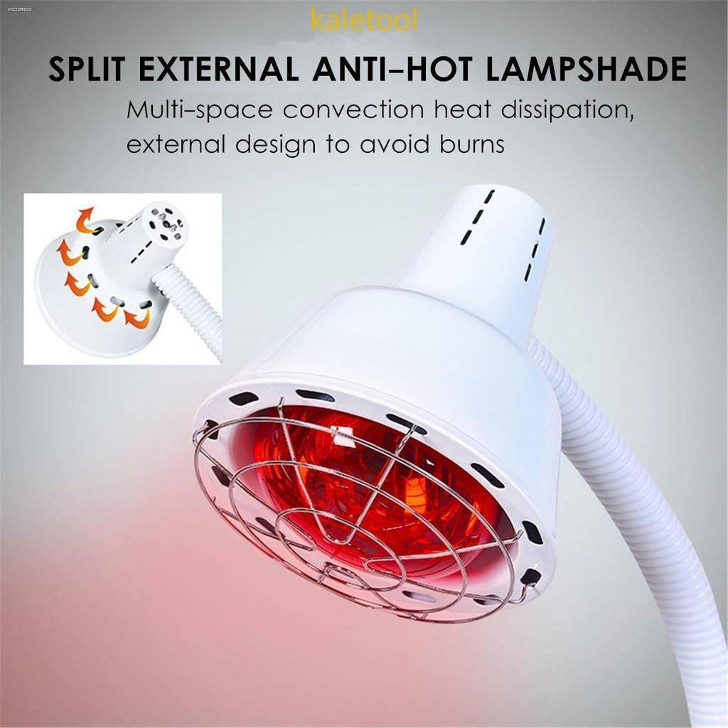 275W Floor-standing Infrared Physiotherapy Lamp Household Physiotherapy Instrument Heating Lamp Analgesia Treatment Equipment White