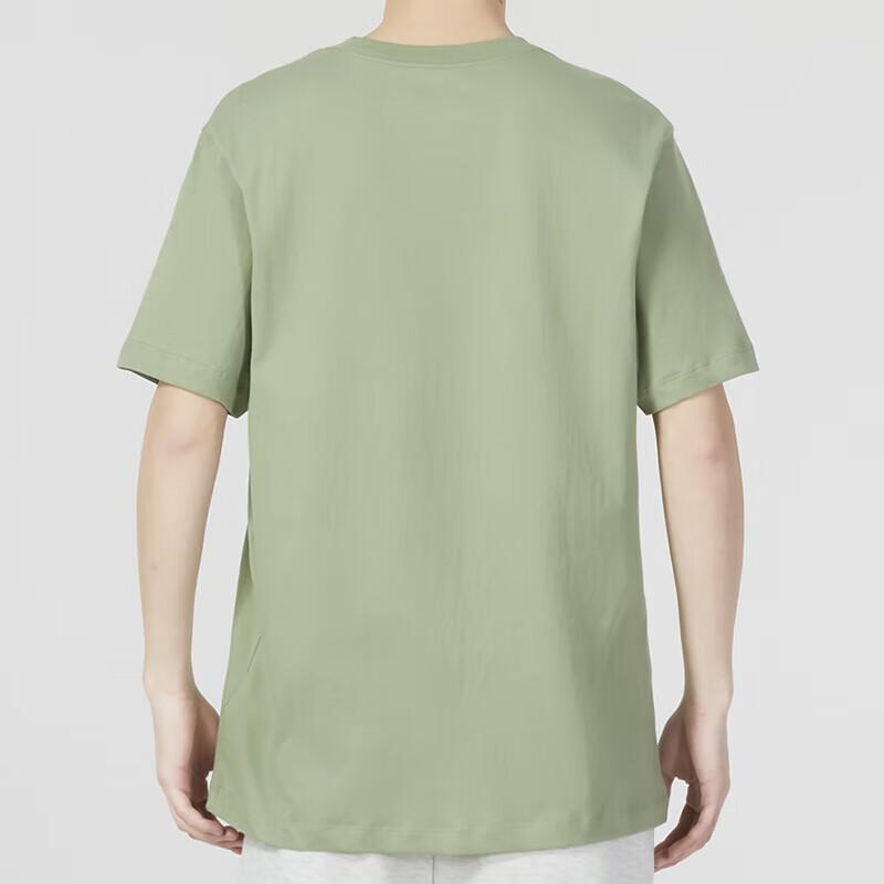 Nike T Shirts Men's Matcha Crew Neck Moderate (Unisex) T-Shirts AR5005 386