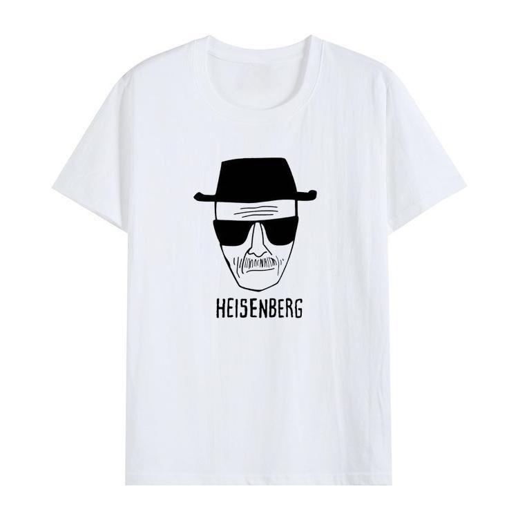 Custom-made Loose Pure Cotton Half-sleeved for Men and Women The Same Style As The American TV Series Breaking Bad Heisenberg