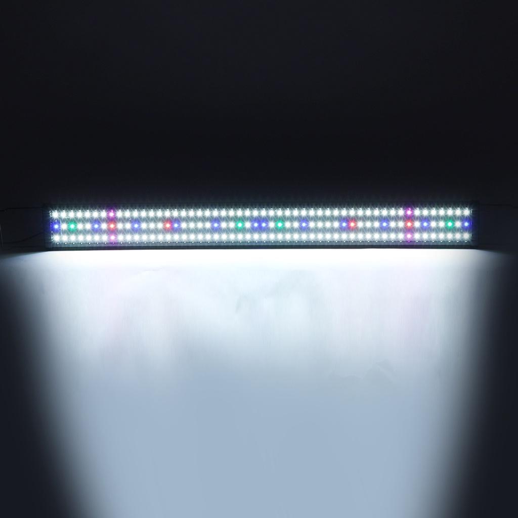 Водонепроницаемые светодиодные фонари для аквариума 30/40/60/90/120 см, синий/RGB, погружной подводный зажим, лампа, водный декор, светильник для аквариума, 12 В