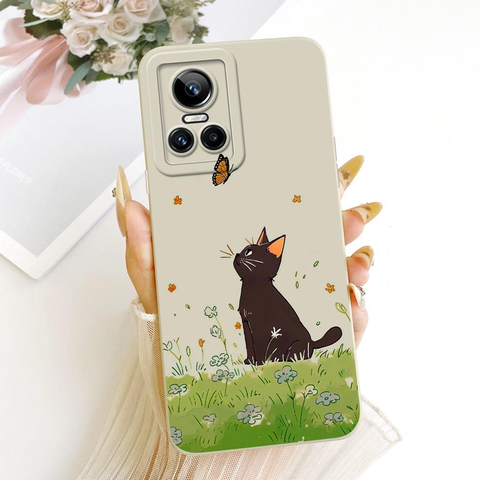 Чехол для телефона Realme GT Neo3 RMX3561 RMX3560 Чехол для Realme GT Neo 3 Чехол Модный Мультяшный Милый Забавный Расписной Силиконовый Funda