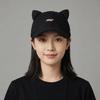 Wide Brim Baseball Cap Embroidered Peaked Cap Casual Wide Brim Visor