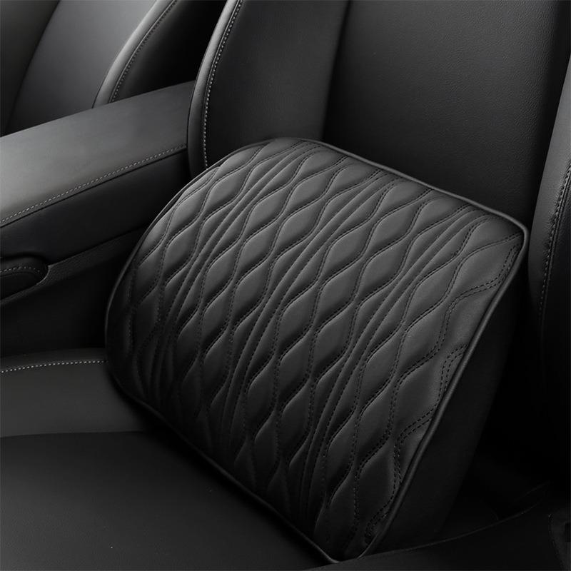Car Headrest Lumbar Support Memory Foam Vertebral Lumbar Support Car Neck Pillow Back Cushion Office Car Interior Accessories