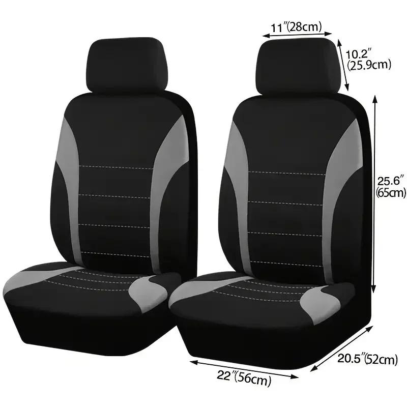 Chair Seat Pad For Dodge Avenger Caravan Charger Challenger Dart Durango Viper Fabric Car Seat Protector Covers Car Accessories