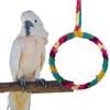 Кольцо для попугая, ручная работа, дизайн с крючком, снимает скуку, плюшевая птица, клетка для попугая, игрушка-качели, товары для питомцев