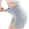 Женские защитные брюки с высокой эластичностью, поддерживающие живот, бесшовные кружевные, защищающие от воздействия окружающей среды, с высокой талией, облегающие, быстросохнущие, мини-юбка, внутренние шорты, шорты для йоги