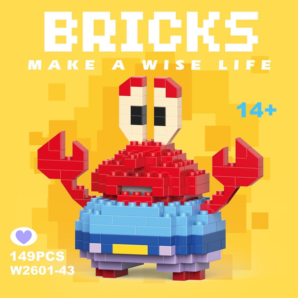 Совместимые с Lego мультяшные фигурки, строительные блоки - развивающие игрушки для детей, подарок в закрытой коробке