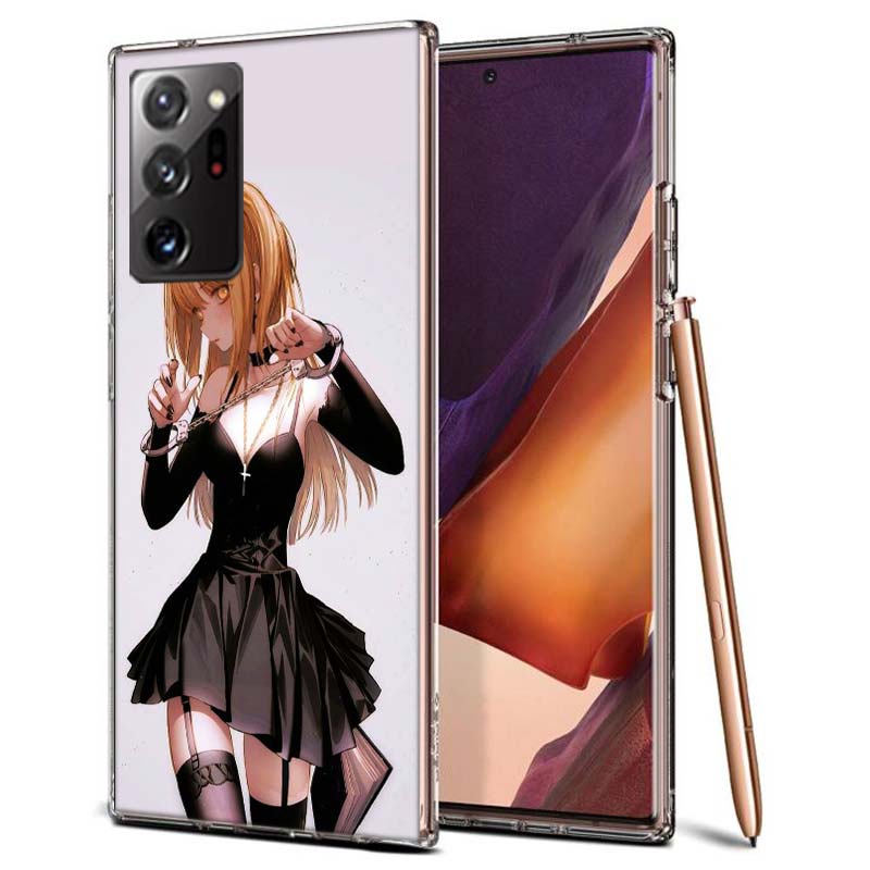 Anime Death note Amane Misa Phone Case for Samsung A55 A35 A25 A15 A07 A05S A16 A17 A26 A36 A37 A56 A57 Galaxy Note 20 10 A50S A