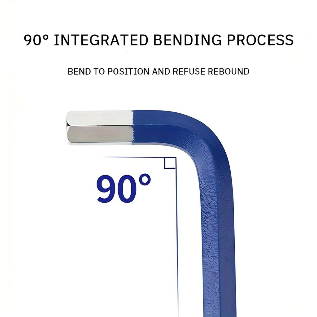 Набор шестигранных ключей с длинным рычагом 9 шт. Шестигранный ключ для набора инструментов для ремонта велосипеда Размеры от 15 мм до 10 мм Идеально подходит для обслуживания велосипеда