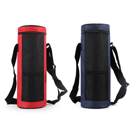 Бутылка для воды из ткани Оксфорд, круглая изоляционная крышка, складной изоляционный чехол для бутылки со льдом, изоляционный чехол для бутылки с горячей водой для пикника на открытом воздухе