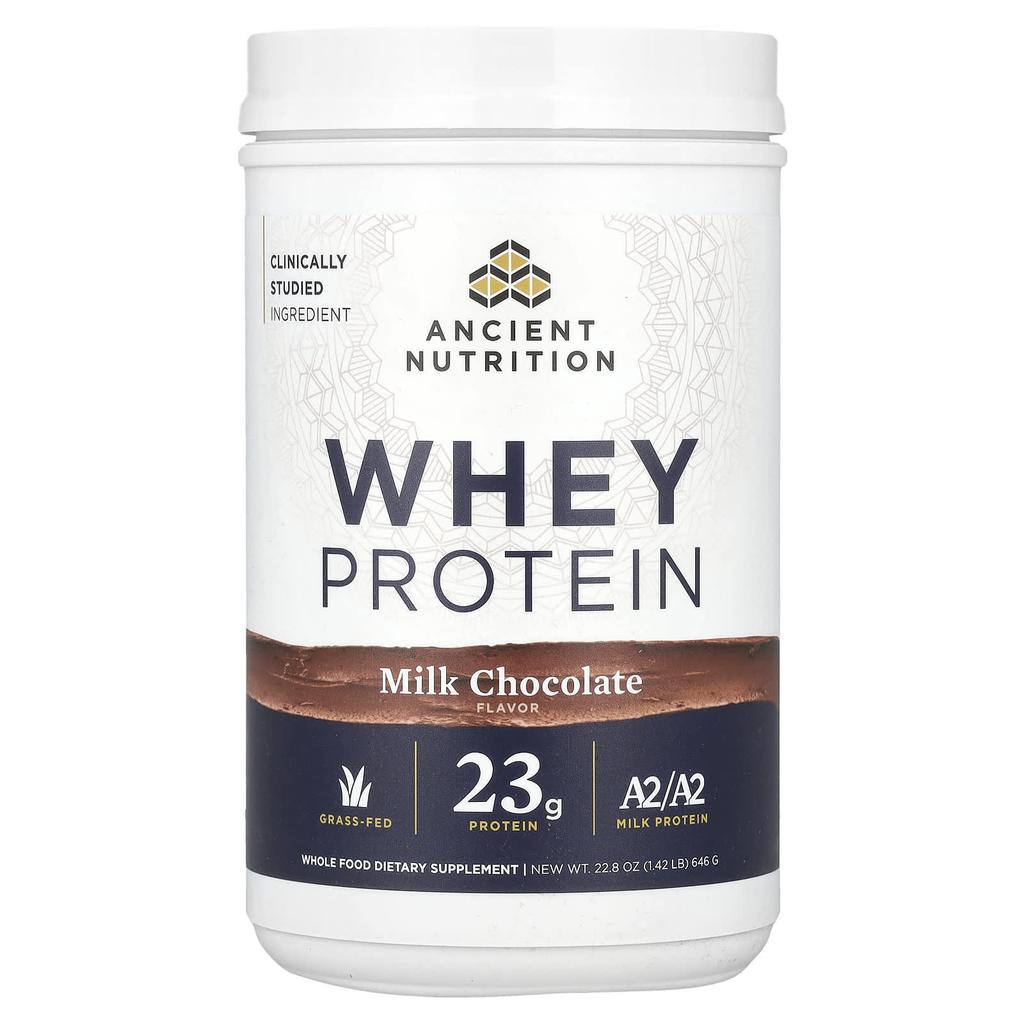 Whey Protein, Milk Chocolate, 646G (1.42Lb)