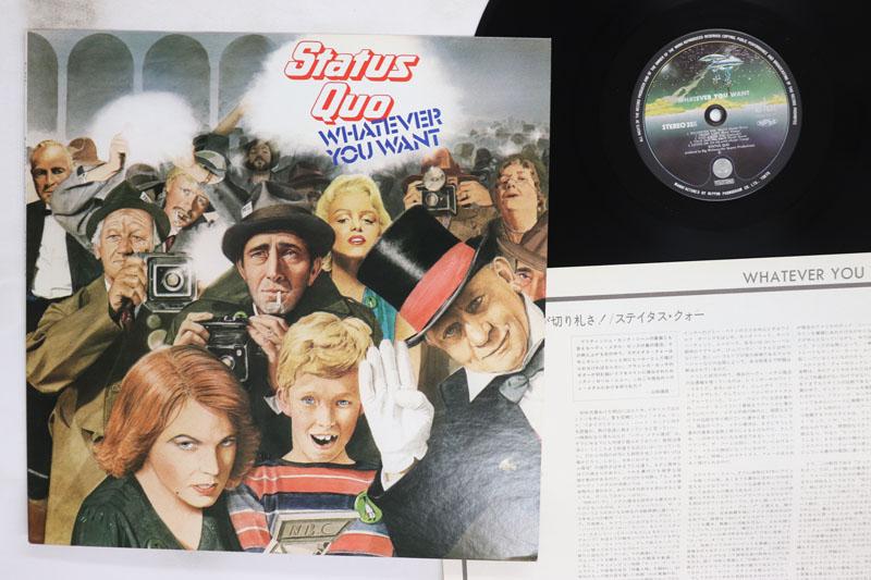 Виниловая пластинка STATUS QUO Whatever You Want RJ7631 VERTIGO 1979 Япония Рок Б/у