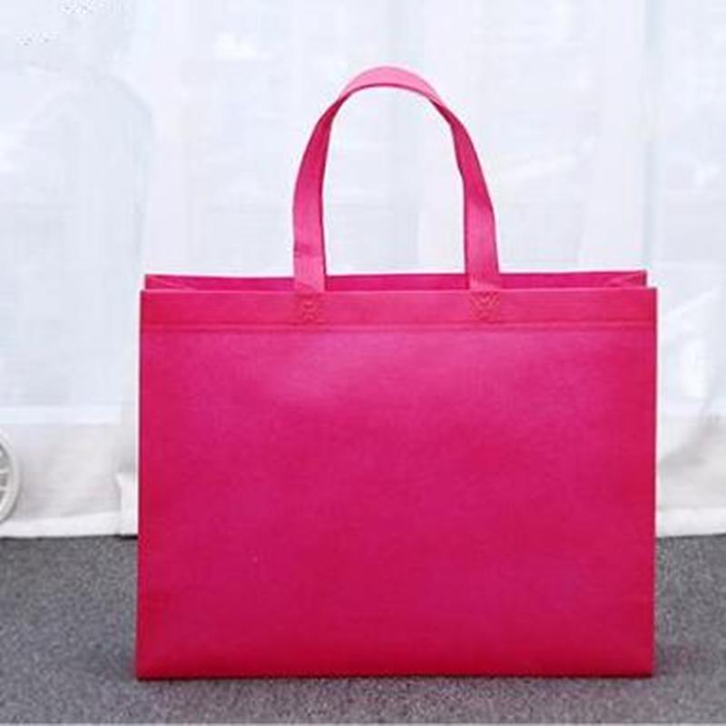Women Foldable Shopping Bag Reusable Eco Large Non Woven Shoulder Bags Cloth Bags KTY