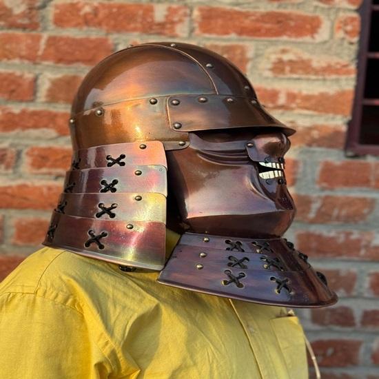 Шлем, Фэнтезийный шлем для SCA LARP, Шлем из аниме Sengoku Bashara для косплея, Средневековый шлем Casco Samurai