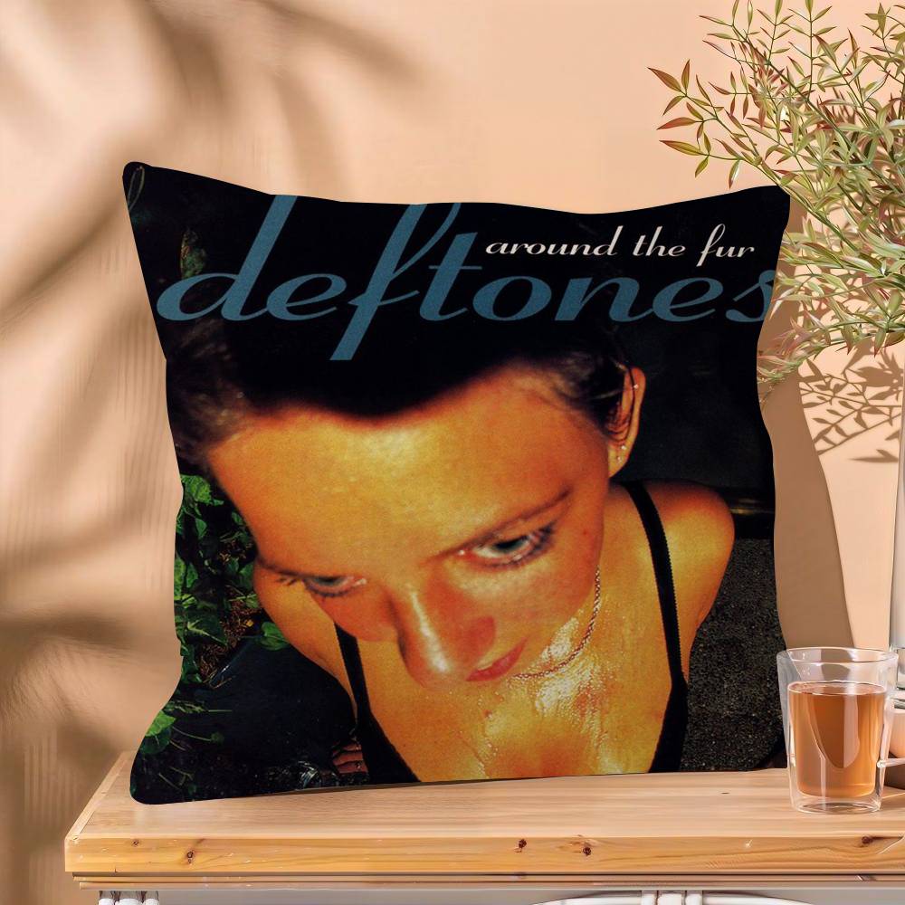 Inspired Band Themed DDeftones Cushion Cover Inches Farmhouse Decor Home Throw Pillow Covers for Couch Decorations