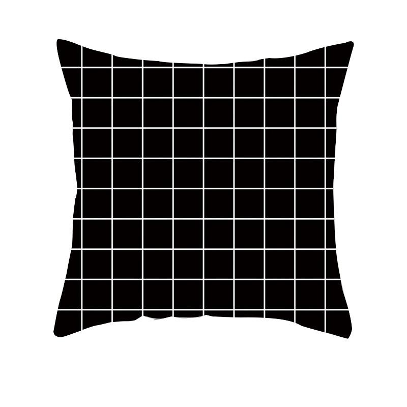 Новая защита шеи для автомобиля Геометрическая Легкая Роскошная Гофрированная Квадратная Подушка для Дивана Наволочка Домашнее Украшение Наволочка