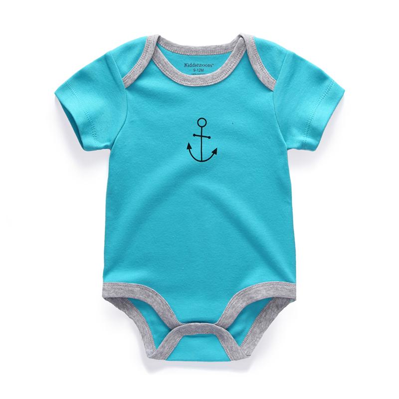 Newborn Baby Bodysuits Short Sleevele Baby Clothes O-Neck Baby Jumpsuits