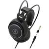 Проводные наушники Audio-Technica ATH-AVC500, Кабель 3 м, Стандартные разъемы 6,3 мм/Мини-разъемы 3,5 мм, Черный
