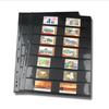 10Pcs 7 Grid Postage Stamp Album Pages Coin Collection Stamps Holder Loose-leaf Loose-leaf Stamp Book Banknotes