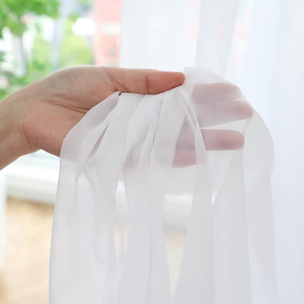 Белые/черные полупрозрачные шторы, панели, карнизы, для детской, гостиной, окна, тюль, спальня, двор, занавески, вуаль, праздничные шторы