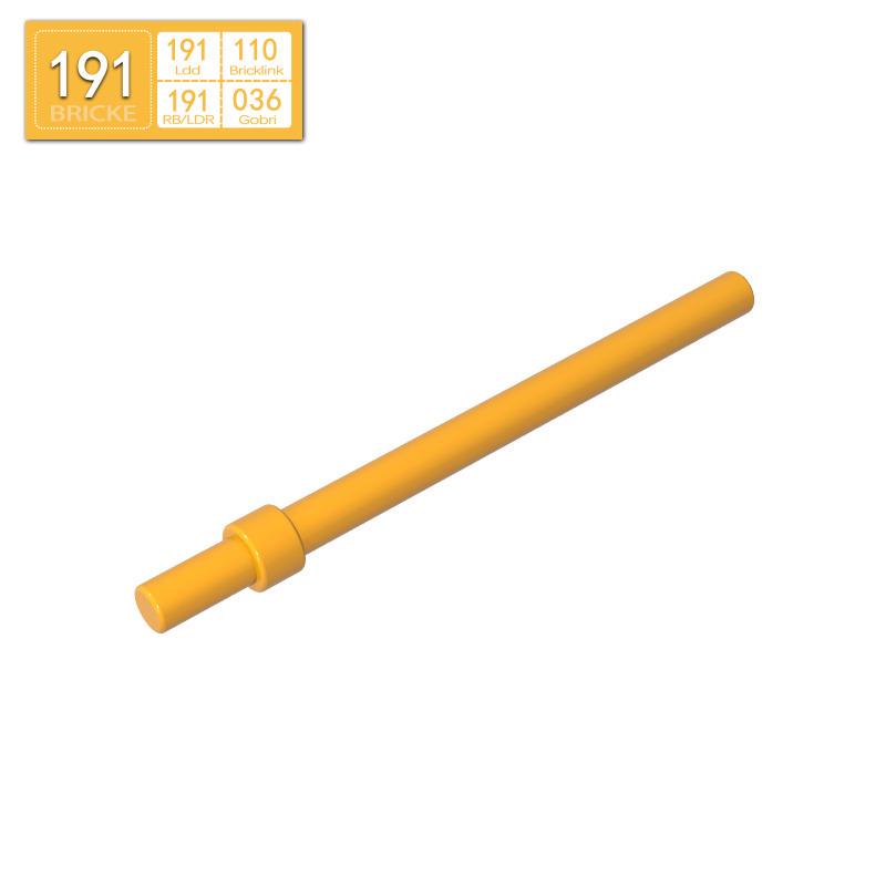 BRICKE Guest Building Blocks 1x6 with Stop Cylinder, Lego Compatible (63965, 18274, 93790, 4095)