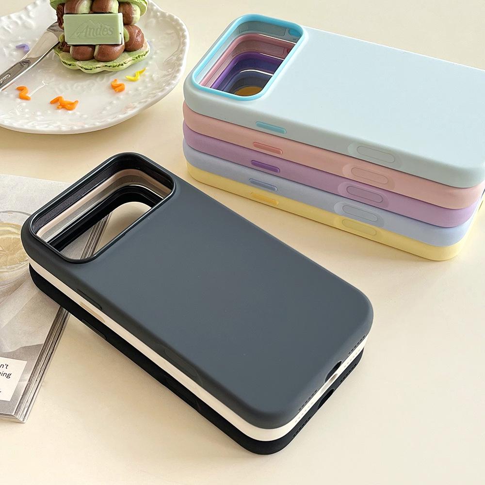 New Pure Color Liquid Silicone Case for iPhone 17 Pro Max: Anti-Fall Design