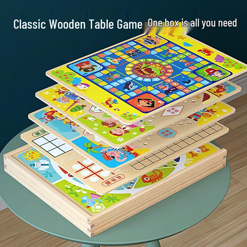 Seven-in-One Board Game Set