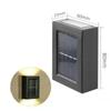 12/10/8/6/4/2 LED Solar Wall Lamp Outdoor Waterproof Up and Down Luminous Lighting for Garden Fence Decoration Sunlight Light