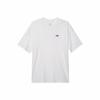 Solid Color Crew Neck Pullover Short-Sleeve T-Shirt for Men In White FQ3763-100
