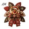 Handmade Fabric Decorations Christmas Quilt Bow DIY Sewing Kit, 3D Decorative Ornament, Pre-cut Quilting Projects for Beginners And Step-by-Step Guide