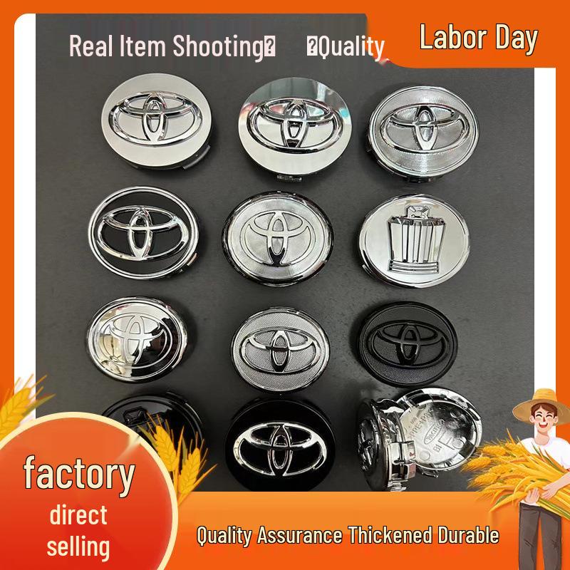 Подходит для моделей Toyota, таких как Camry, Corolla, Reiz, Vios и Levin. Включает логотип и колпаки на колеса.