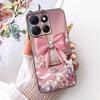 For Motorola Moto G86 Power Cute Flower Butterfly Cat Painted Case For Moto G86 G86Power Black Silicone Soft Phone Cases