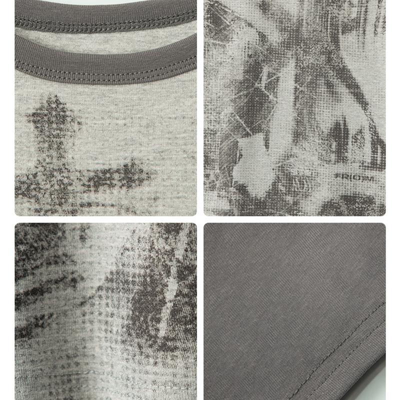 Футболка в стиле стритвеар с принтом креста, короткая, хлопковая, летняя, с коротким рукавом.