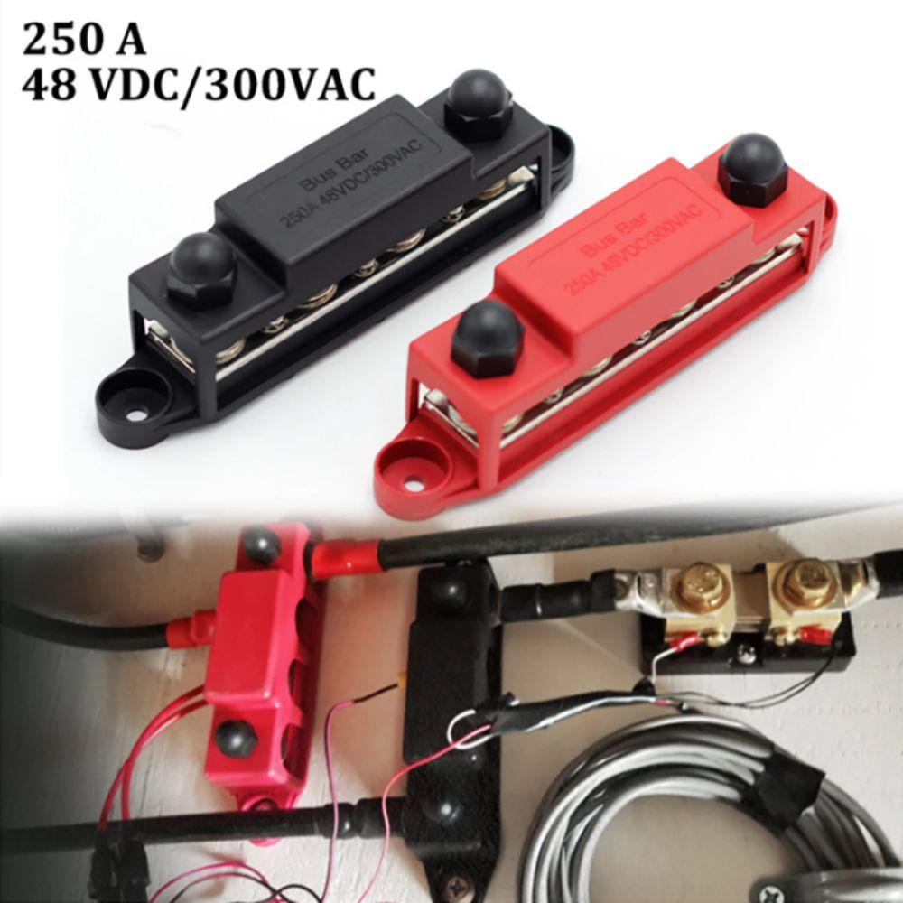 M10 Stud Power Distribution Block Negative Bus Terminal Block New Bus Bar Terminal Block RV
