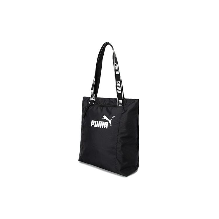New PUMA Fabric Sports Bag, One Shoulder Handbag Regular Unisex Black/White 079465-01