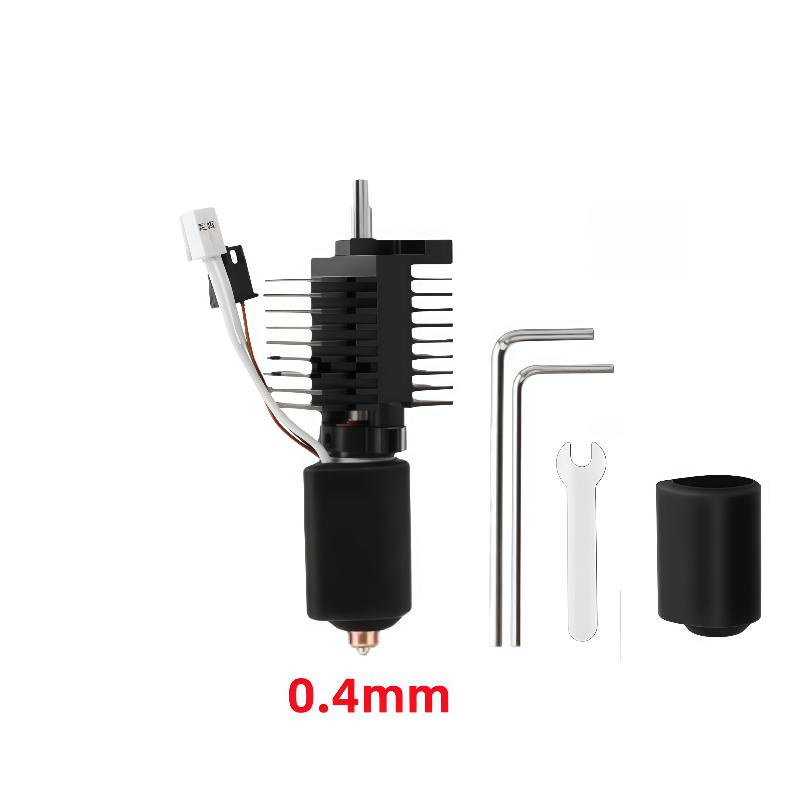 Oficial Creality K2 Plus Ceramic Heating Block Kit, with 0.4mm Quick Swap Nozzle, Silicone Cover, Cleaning Pin and Allen Key