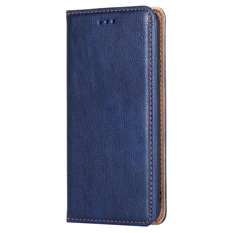 Solid Color Case for Honor Play 50 Plus 5G/Play 8T 5G/X7b 4G/90 Smart Cover Folio Flip PU Leather Phone Protector