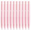 Шариковая ручка ZEBRA Bren светло-розовый корпус черные чернила 10 шт. на масляной основе 0,5 мм B-BAS88-LP