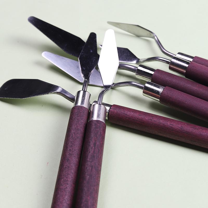 7Pcs/Set из нержавеющей стали картина маслом ножи картина маслом скребок инструменты искусства