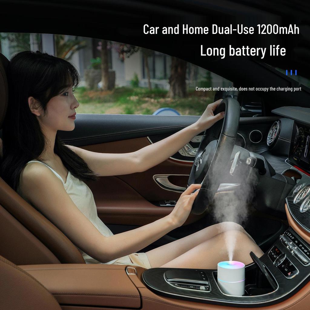 Rechargeable Mini Colorful Cup Humidifier for Home & Car Aromatherapy