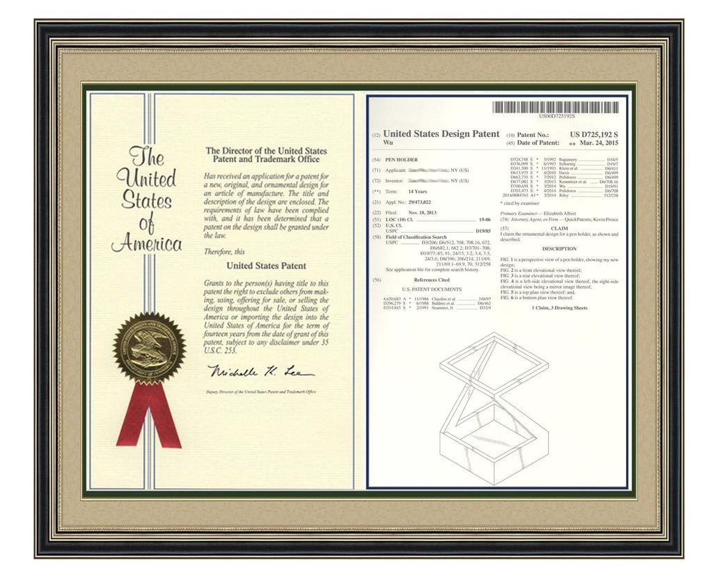 ArtsOnDesk Modern Art Pen Holder St203 Stainless Steel Satin Finish Patented Pen Pencil Pen Desk Business - Stand, Case, Tray, Organizer, Gift, Gift.