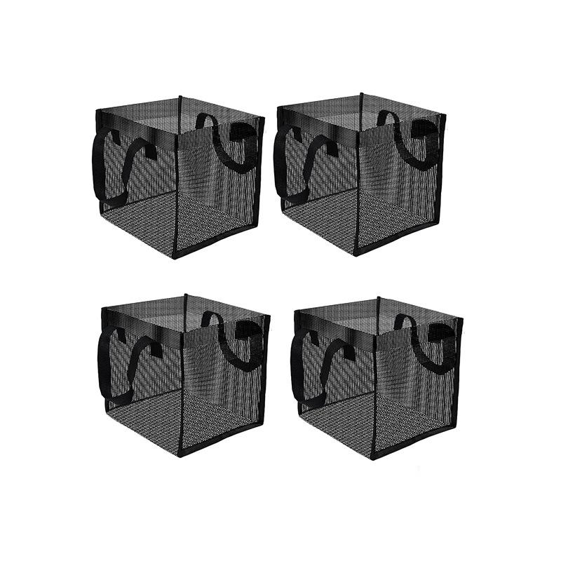 Mesh Aquatic Plant Baskets for Pond Landscaping with Handle Integration for Practical Placement and